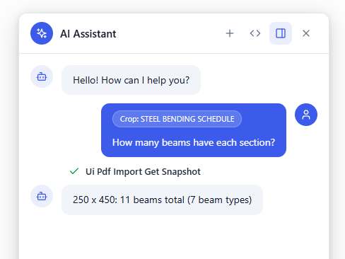 Assistant IA en train de vérifier un plan
